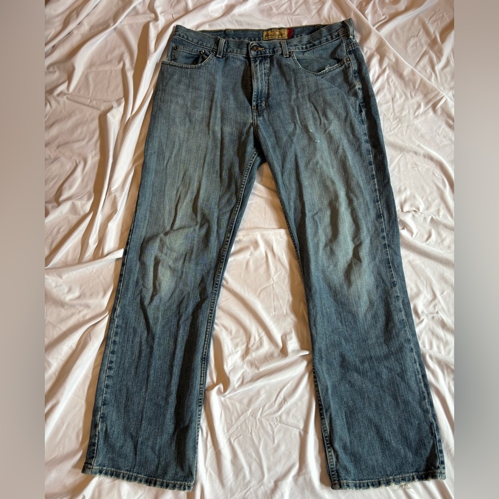 Old Navy Blue Straight Jeans Boot Cut